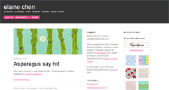 Desktop Screenshot of elainechen.com
